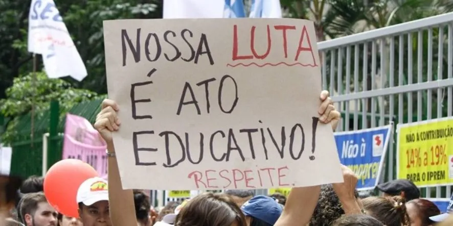 Professores em luta